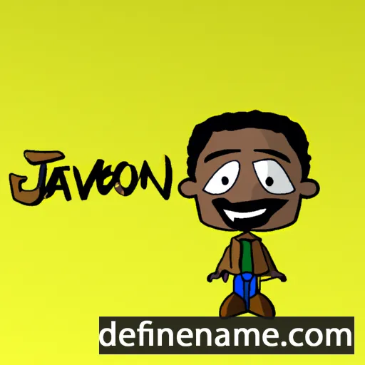 cartoon of the name Ja'veon