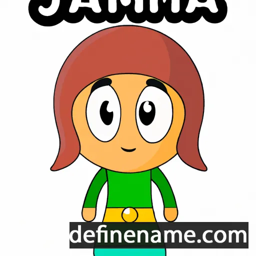 cartoon of the name Jáma