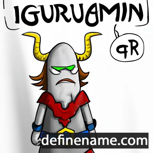 Járngrímur cartoon