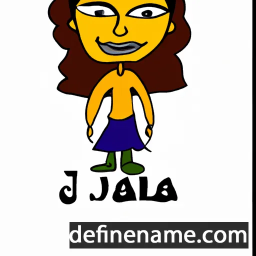 cartoon of the name Jalea