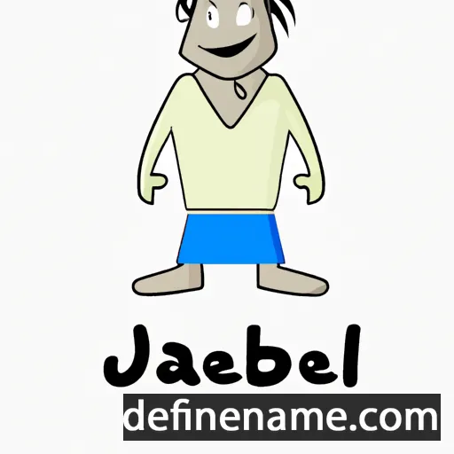 cartoon of the name Jaleb