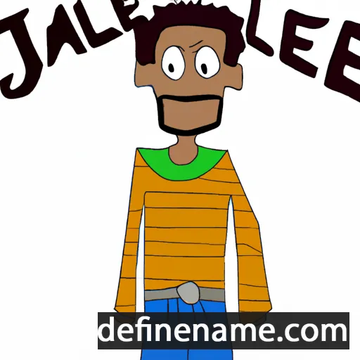 cartoon of the name Jaleel