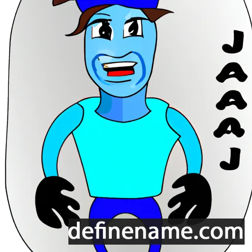 cartoon of the name Jalgasbay