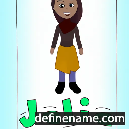 cartoon of the name Jalia