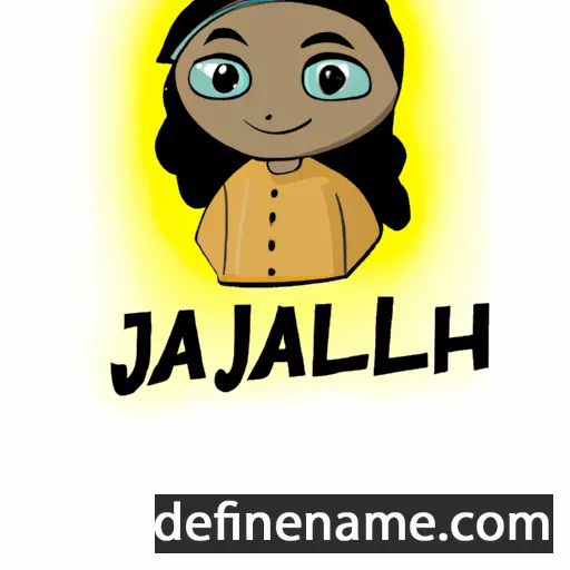 cartoon of the name Jaliah