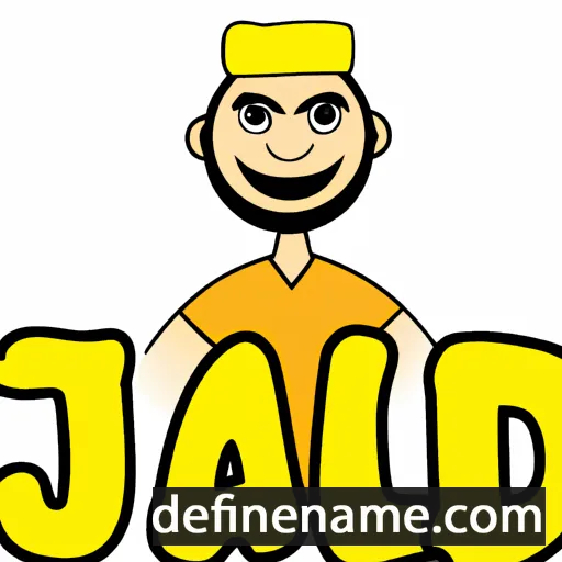 cartoon of the name Jalid