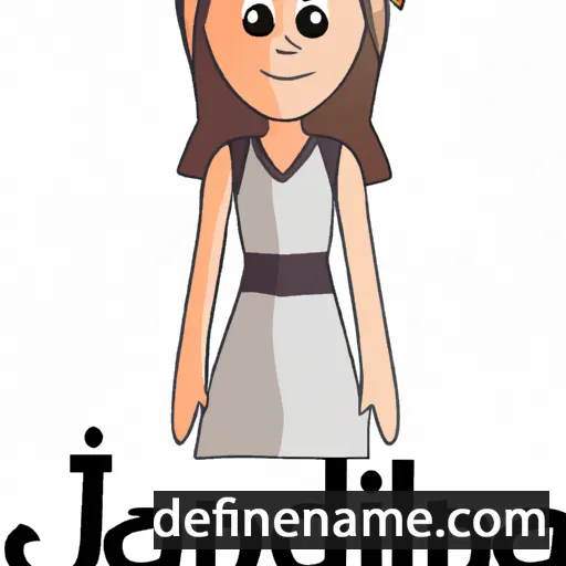 cartoon of the name Jalinda