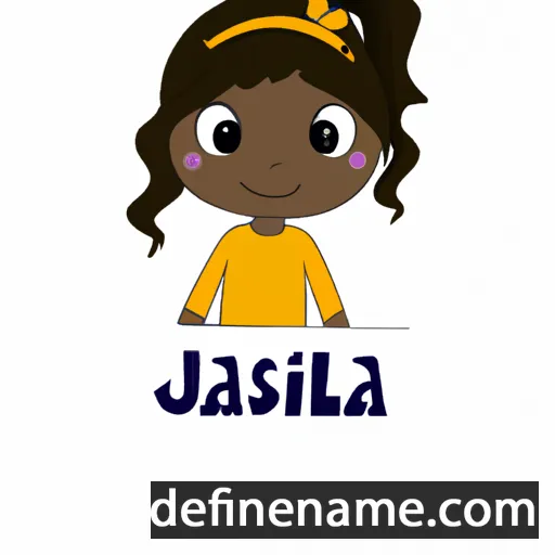 cartoon of the name Jalisa