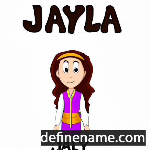 cartoon of the name Jaliya