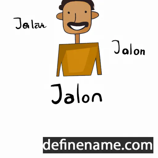 cartoon of the name Jalon