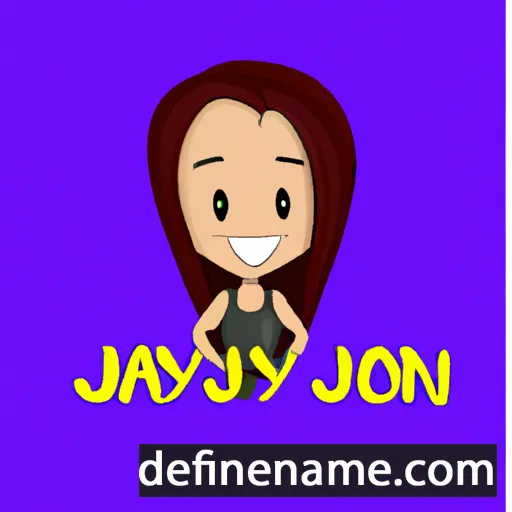 cartoon of the name Jalyn