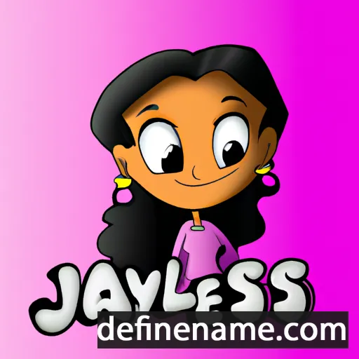 cartoon of the name Jalyssa