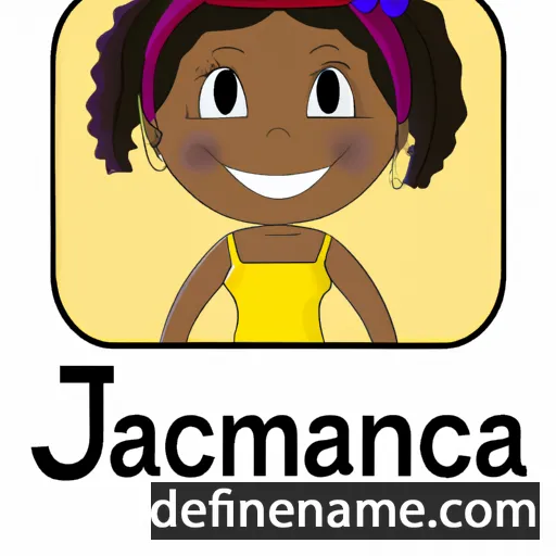 cartoon of the name Jamacenia