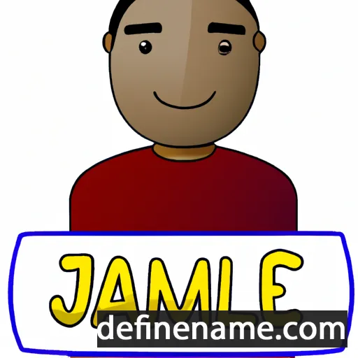 cartoon of the name Jamael