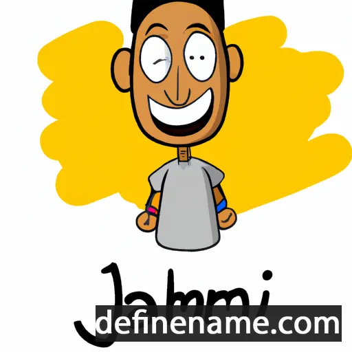 cartoon of the name Jamail