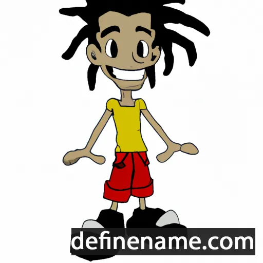 cartoon of the name Jamarcus