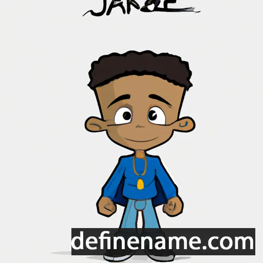 cartoon of the name Jamare'