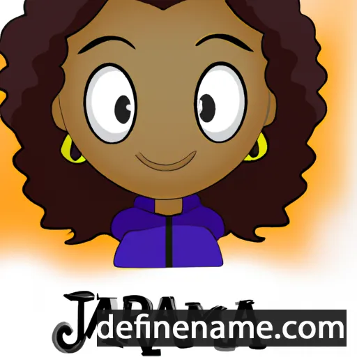 cartoon of the name Jamaria