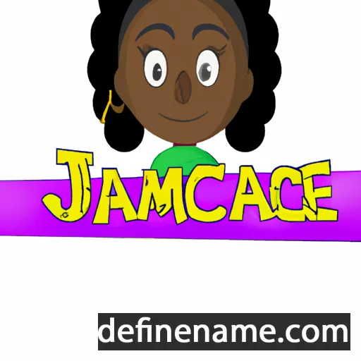 cartoon of the name Jamecia