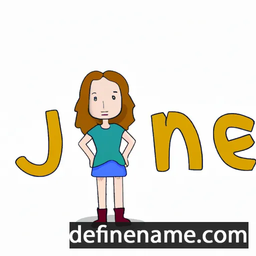 cartoon of the name Jamee