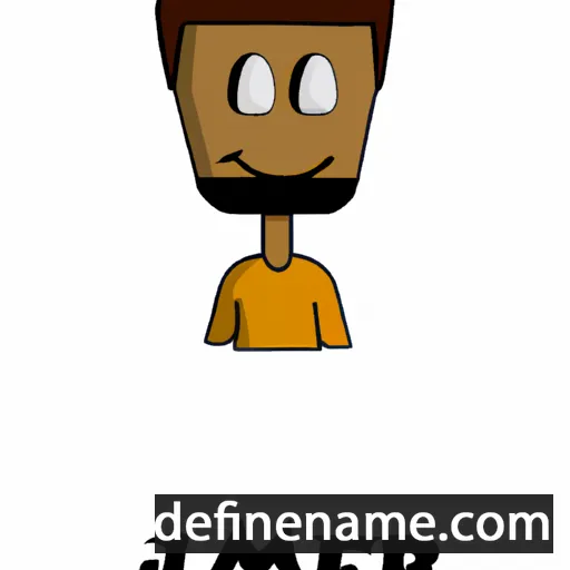 cartoon of the name Jameer