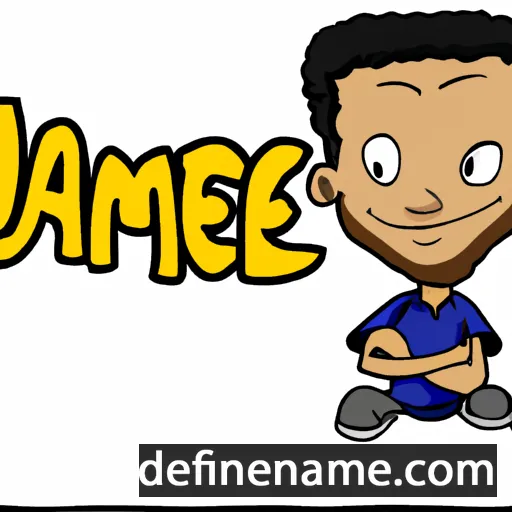 cartoon of the name Jamere