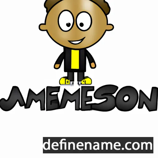 cartoon of the name Jamerson