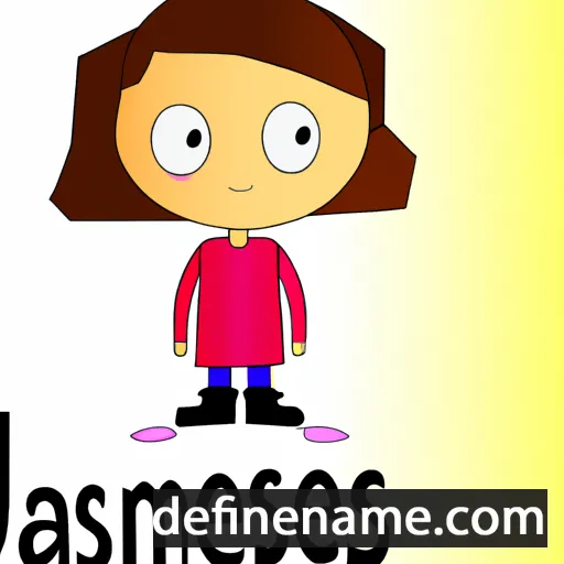 cartoon of the name Jamesa