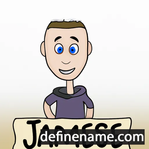 cartoon of the name Jamesen