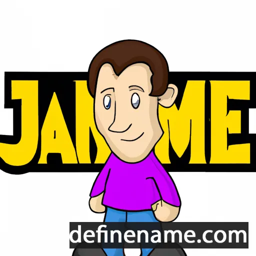 cartoon of the name Jamier