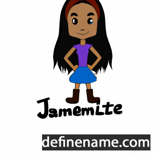 cartoon of the name Jamileth