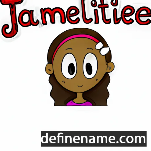 cartoon of the name Jamilette