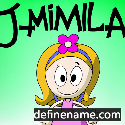 cartoon of the name Jamilla