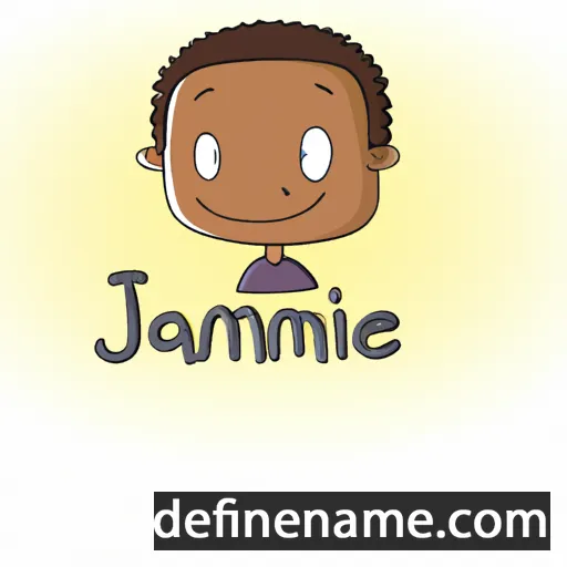 cartoon of the name Jamille