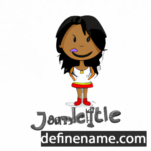 cartoon of the name Jamillette