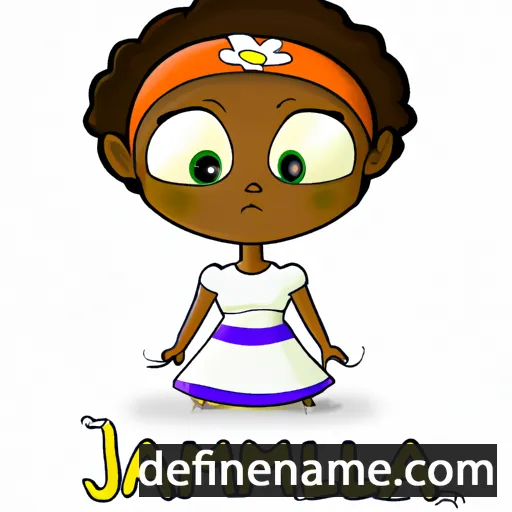 cartoon of the name Jamillia