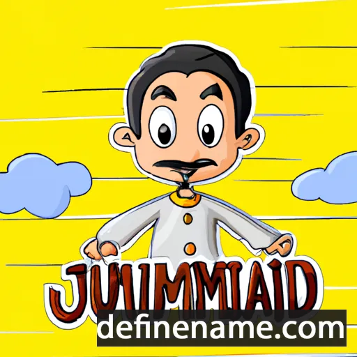 cartoon of the name Jamiluddin