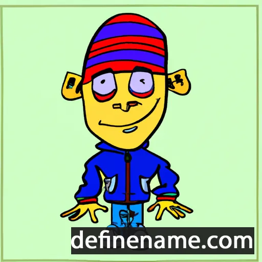 cartoon of the name Jamiroquai