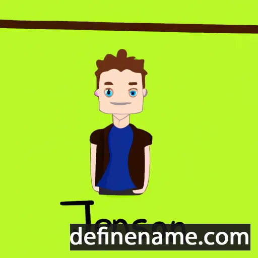 cartoon of the name Jamisen