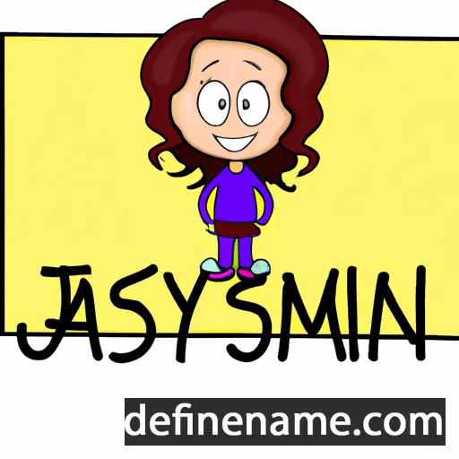 cartoon of the name Jamisyn