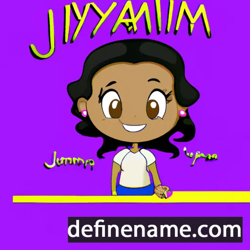 cartoon of the name Jamiyah