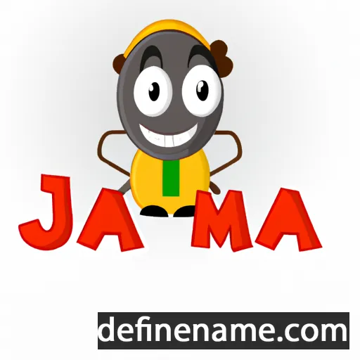 cartoon of the name Jamma