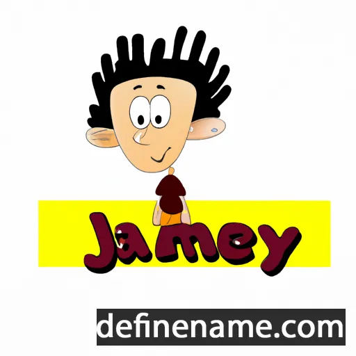 cartoon of the name Jammey