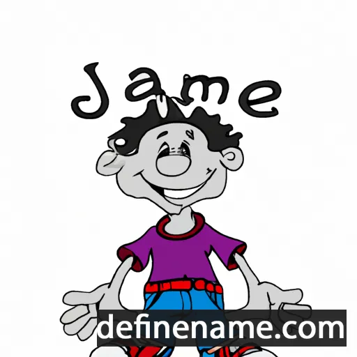 cartoon of the name Jammie