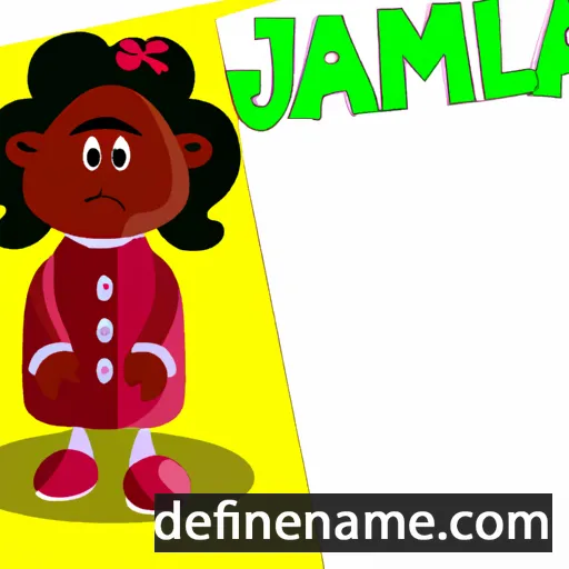 cartoon of the name Jamola