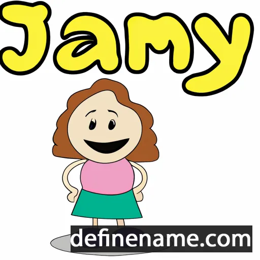 cartoon of the name Jamy