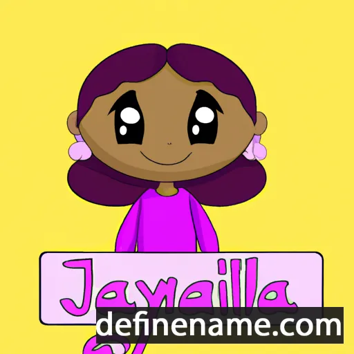 cartoon of the name Jamyla