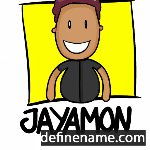 cartoon of the name Jamyron