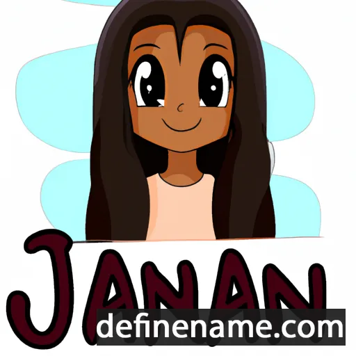 cartoon of the name Janai