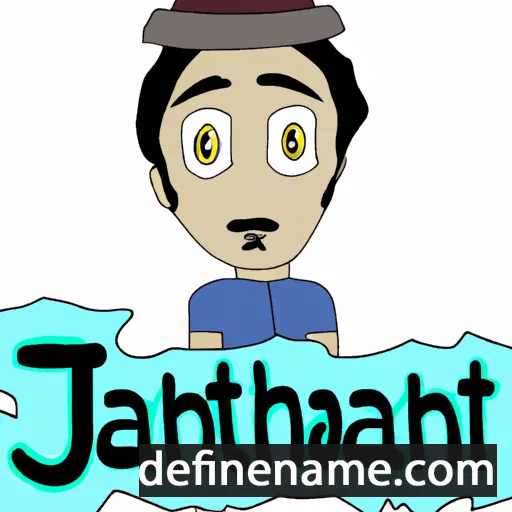 cartoon of the name Janathan